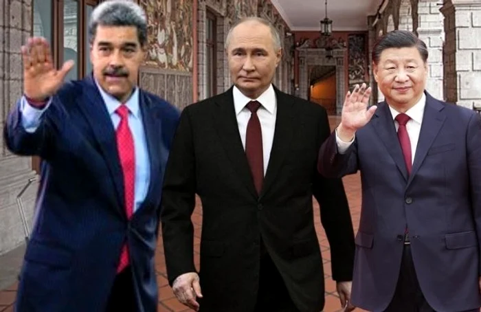 Nicolas Maduro, Vladimir Putin și Xi Jinping/FOTO:X