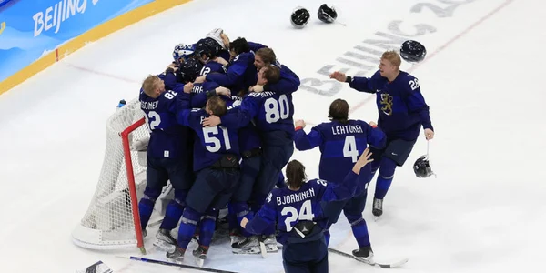 finlanda hochei pe gheata finala olimpica 20 februarie 2022 foto epa efe