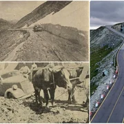 Transalpina, acum 90 de ani si in prezent Foto Vremea 1936 si Daniel Guță jpg