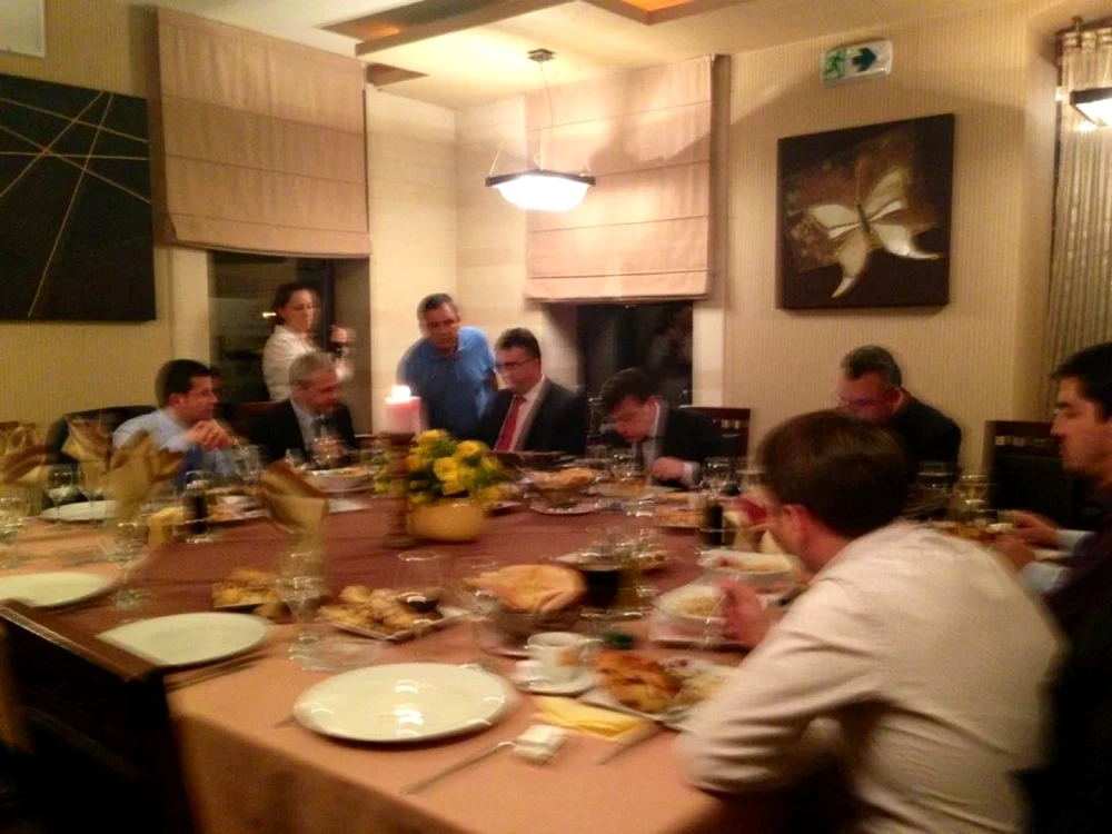 Liderii USL, la restaurantul Marco Polo din Constanţa FOTO Facebook