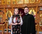 Ornela Pasăre și Alexandru Olteanu au filmat o priceasnă  la Biserica Sfinții Români de la Piața Trapezului foto: arhiva personală 