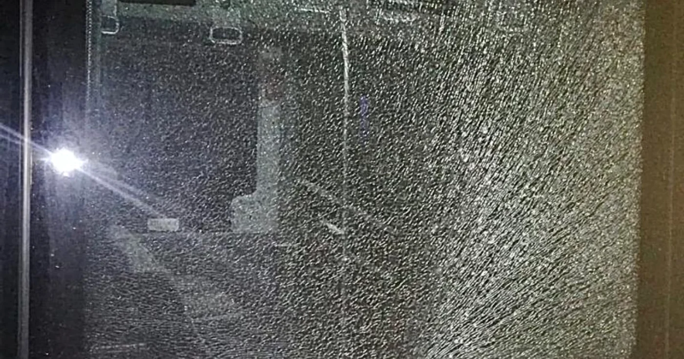 Autobuz vandalizat FOTO Primăria Constanţa