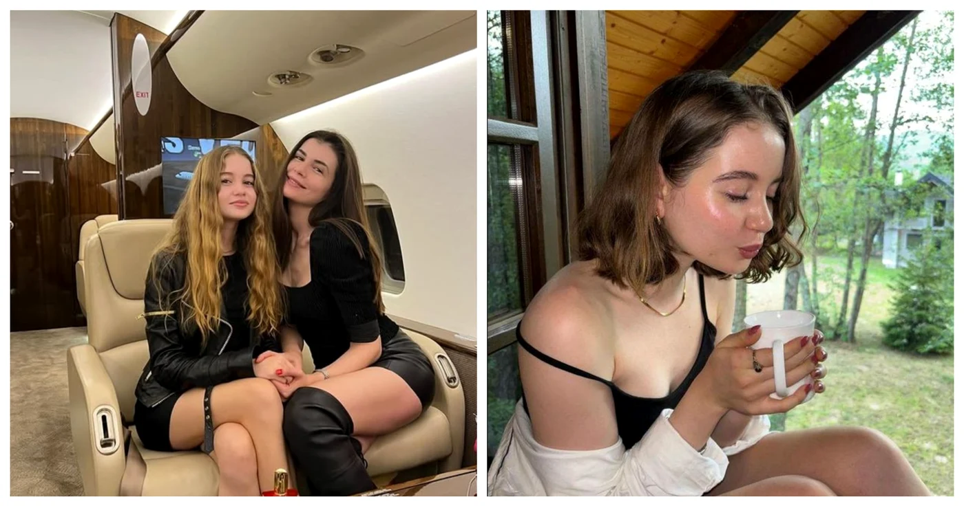 Irina Columbeanu seamănă leit cu mama ei / foto: arhiva personala