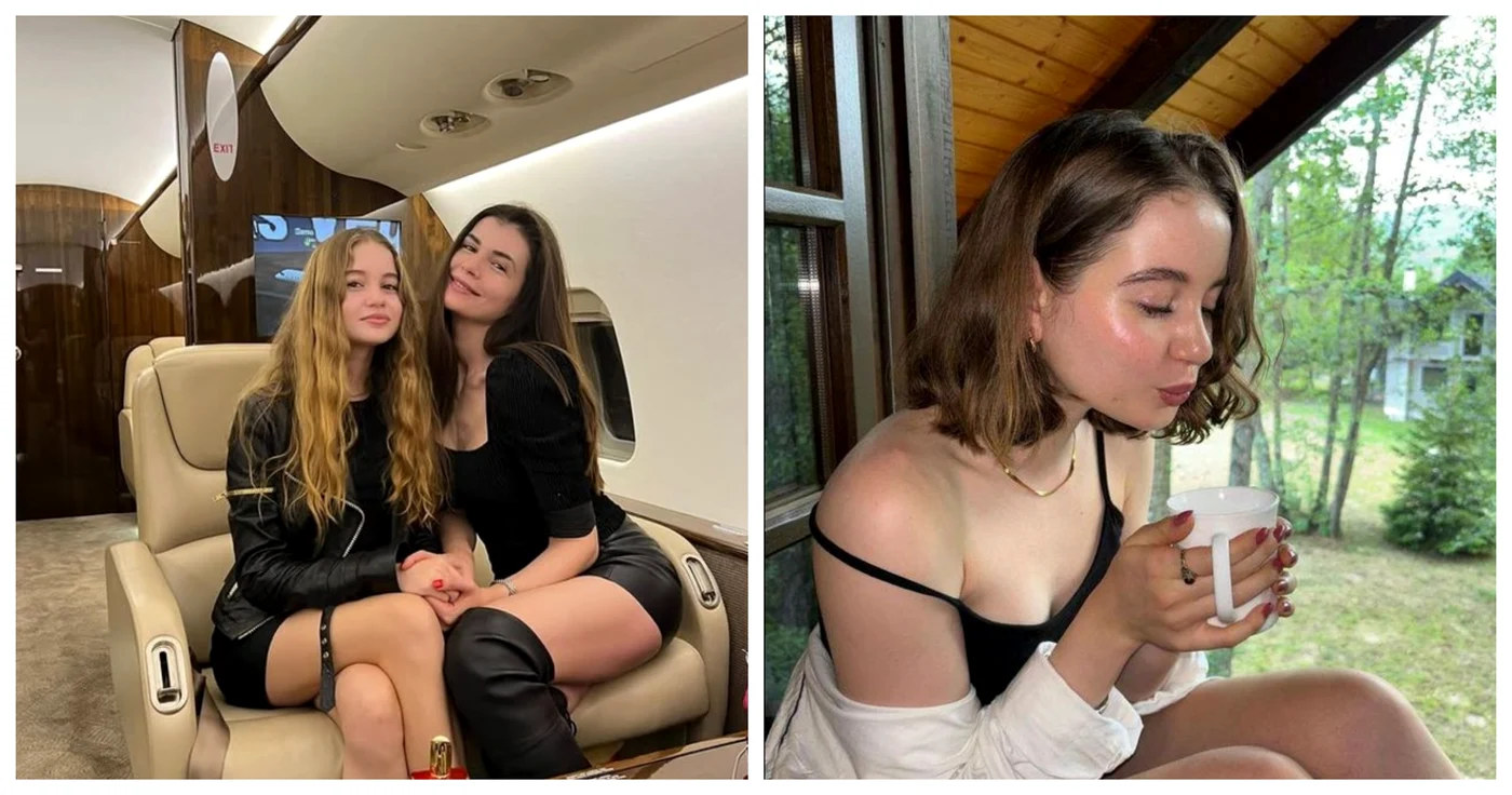 Irina Columbeanu și mama sa, Monica Gabor / foto: arhiva Click!