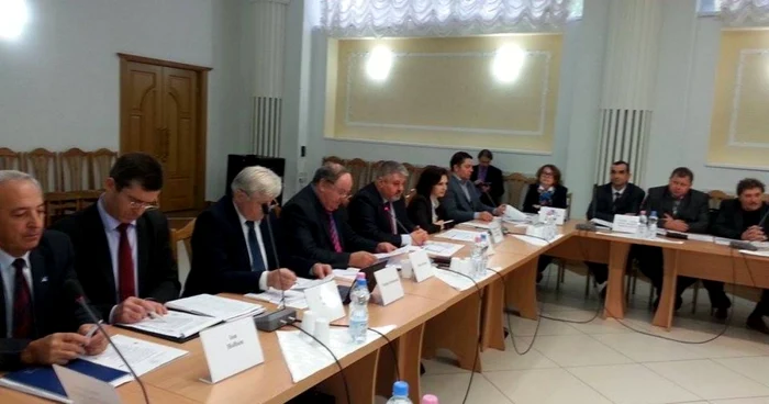 Şedinţa de Ziua Mondială a Muncii Decente. FOTO: Adevărul