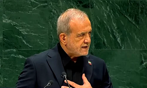presedintele iranului la ONU  captura Youtube DRM News png