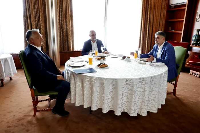 Premierul Marcel Ciolacu, întâlnire cu omologul ungar, Viktor Orban Foto: Facebook