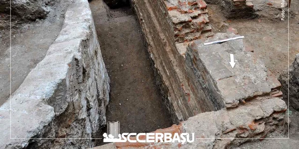 Vestigiile Academiei Domnești „Sf. Sava“, descoperite sub Palatul Universității din București (foto: Facebook / Constructii Erbasu)