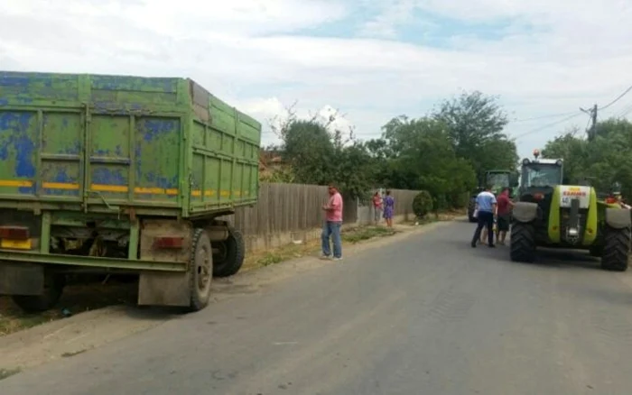 Ştefania a fost accidentată pe o stradă din localitatea Valu lui Traian din judeţul Constanţa FOTO Adevărul