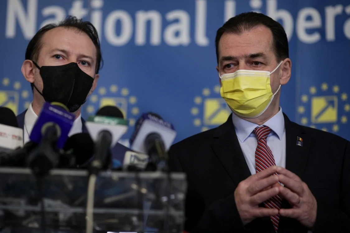 Ludovic Orban şi Florin Cîţu. FOTO Inquam Photos / Octav Ganea