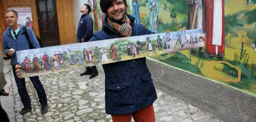 Frescă de 50 de metri pătraţi la Muzeul Casa Mureşenilor.