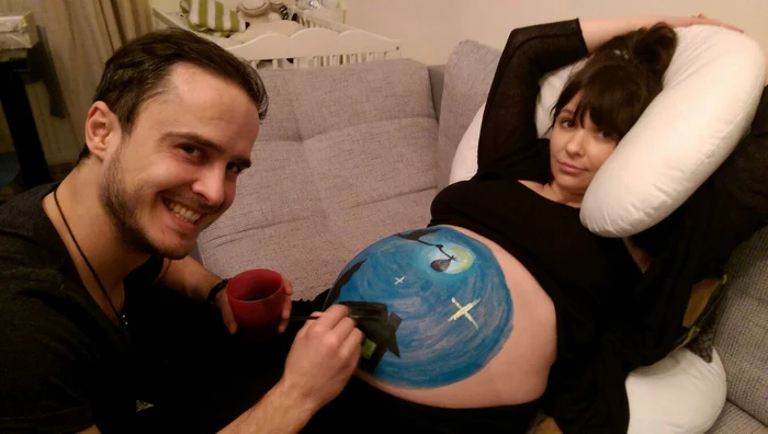 Roxana a născut o fetiță de nota 10 Sursă foto: Arhivă personală