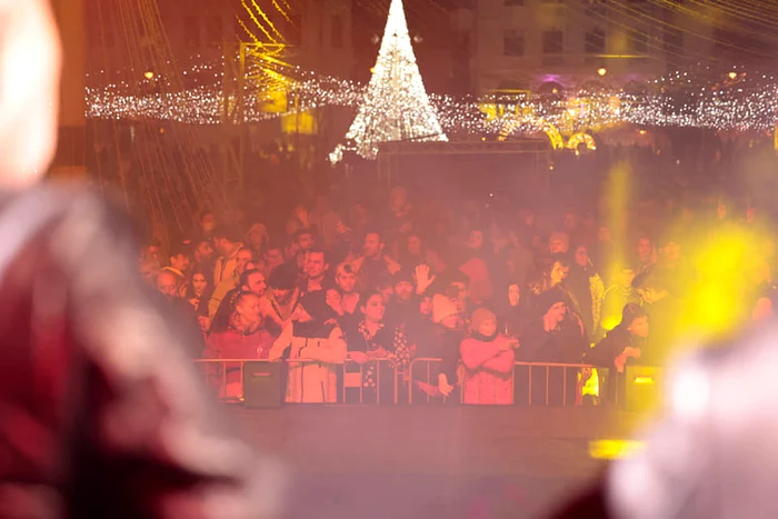 Revelion 2023 în Piața Ovidiu FOTO: Primăria Constanța