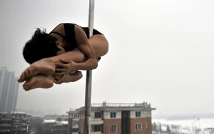 Dans la bară în zăpadă. Cum se antrenează chinezoaicele