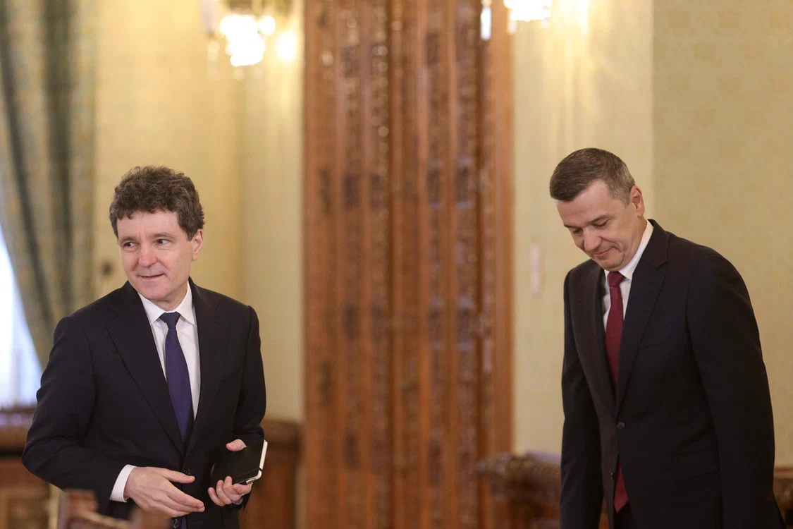 Nicușor Dan și Sorin Grindeanu, la Palatul Cotroceni. FOTO: Inquam Photos