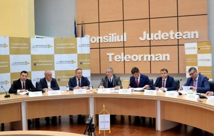 Şedinţa a avut loc la Consiliul Judeţean Teleorman FOTO ADR Sud Muntenia