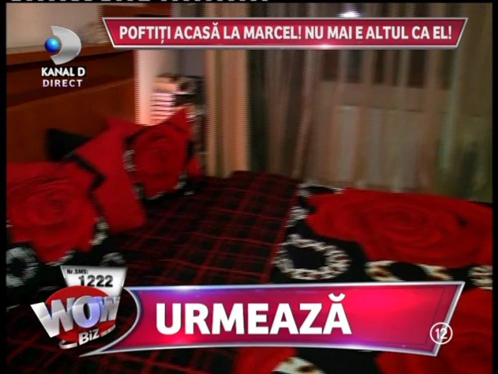 Marcel şi-a transformat dormitorul în cel mai romantic loc posibil (caaptură: Kanal D)