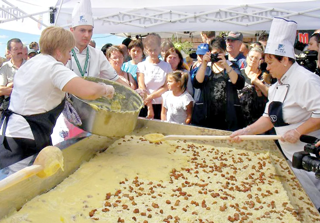 Mămăliga de peste 400 kg