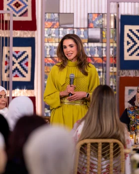 Regina Rania la o cină de Ramadan