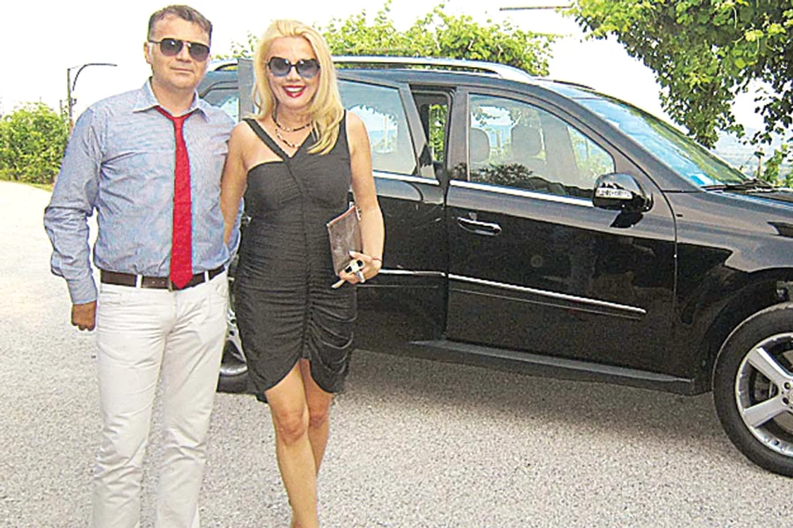 Dana Săvuică şi soţul ei, Răzvan