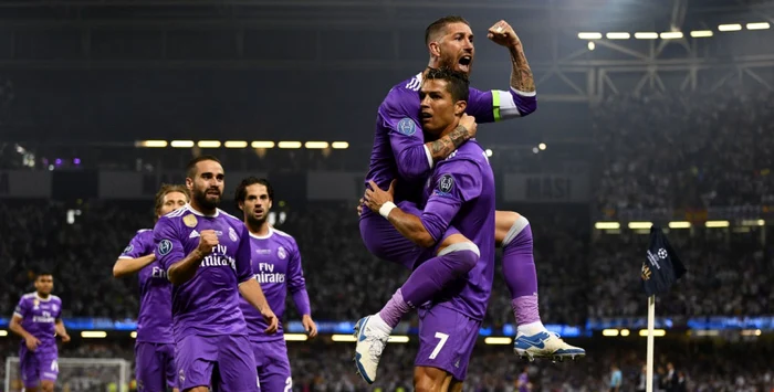 Sergio Ramos și Cristiano Ronaldo au scris istorie la Real Madrid. Foto EPA EFE