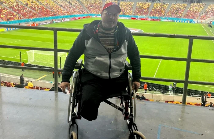 Cu ambele picioare amputate, Mihai Palaghiea trebuie să se prezinte la reevaluare. FOTO: Facebook