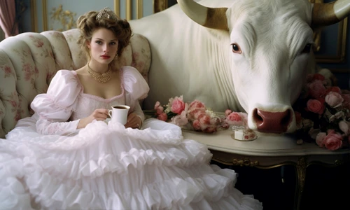 portrait woman representing taurus zodiac sign jpg