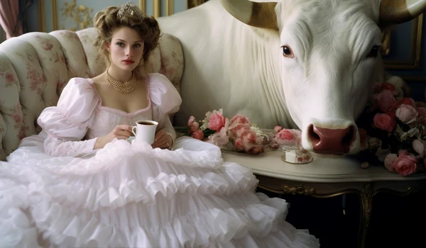 portrait woman representing taurus zodiac sign jpg