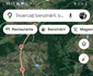 Avertizarea de tornadă primită de la Google Maps după trecerea acesteia de românii blocaţi pe o autostradă din Cehia Foto Bogdan Neagu