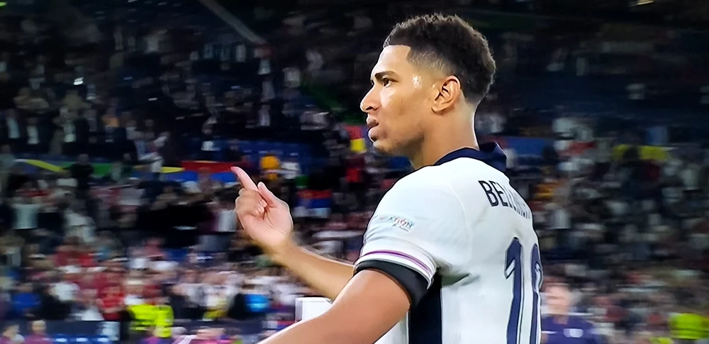 Jude Bellingham a salvat onoarea Angliei la debutul la Euro 2024. Captură TV