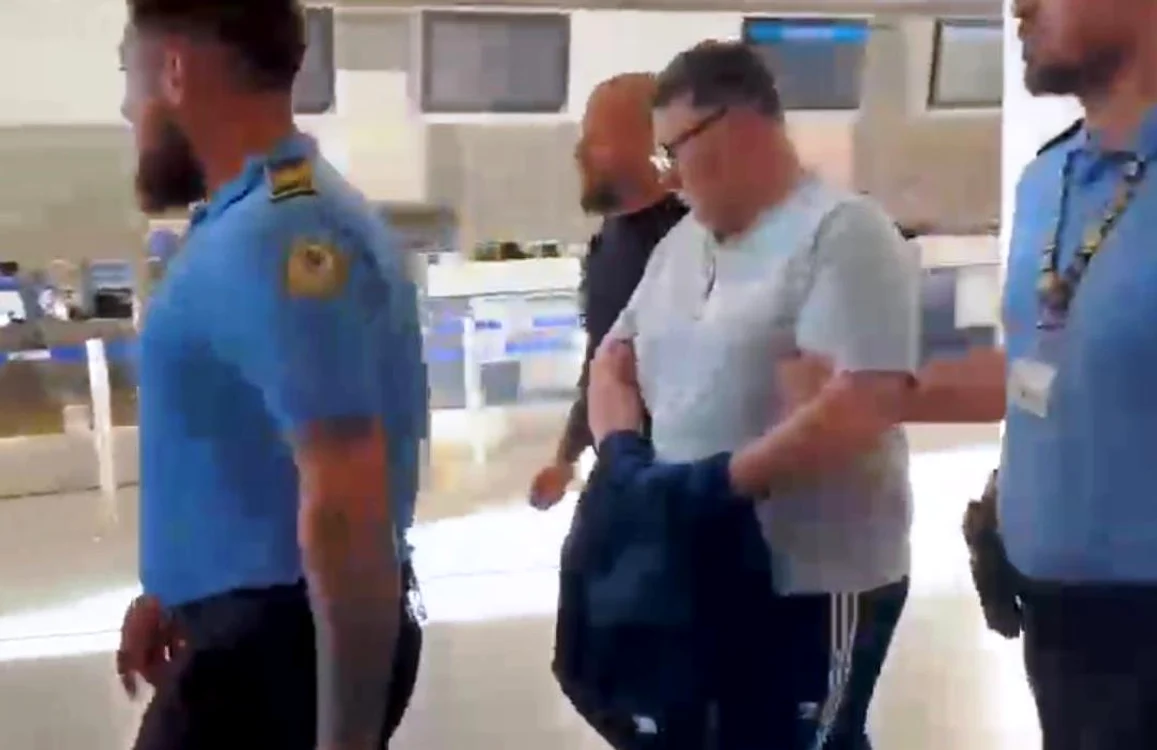 Fostul ofițer a fost extrădat FOTO: captură video