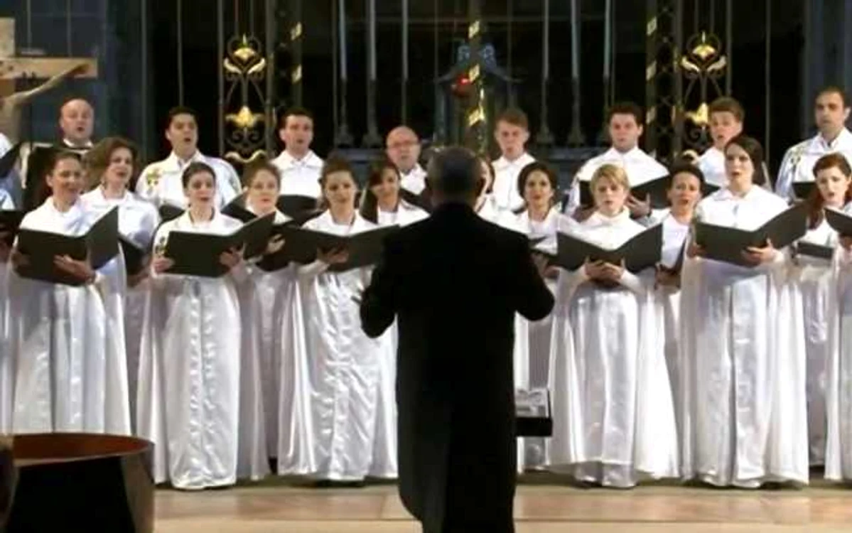 Corul academic Divina armonie FOTO youtube.com