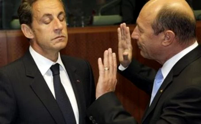 
    Nicolas Sarkozy şi Traian Băsescu  