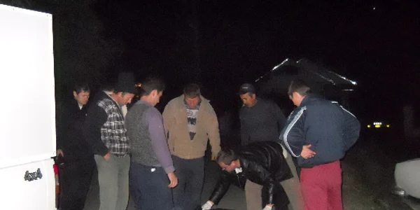 Cadavrul a fost transportat la morgă