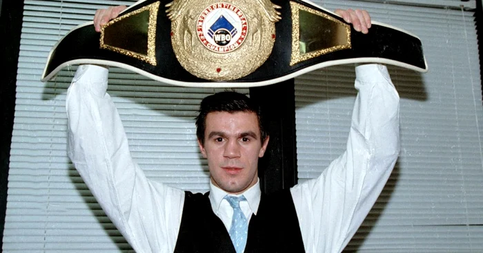 Mihai Leu, campion de box FOTO: Mediafax