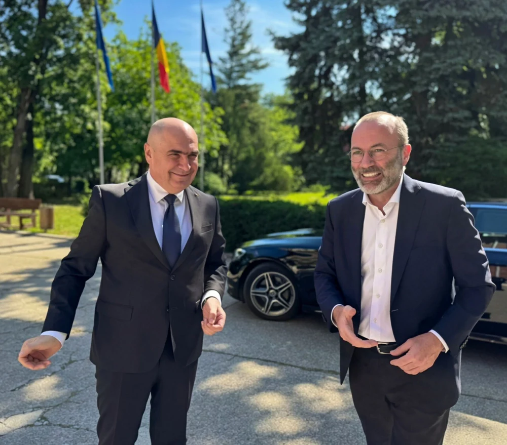Liderul PNL Ilie Bolojan s-a întâlnit cu preşedintele PPE, Manfred Weber. Ce mesaj de încurajare i-a transmis liderul popularilor europeni