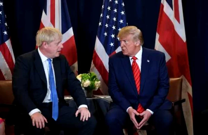 Boris Johnson și Donald Trump FOTO: EPA-EFE