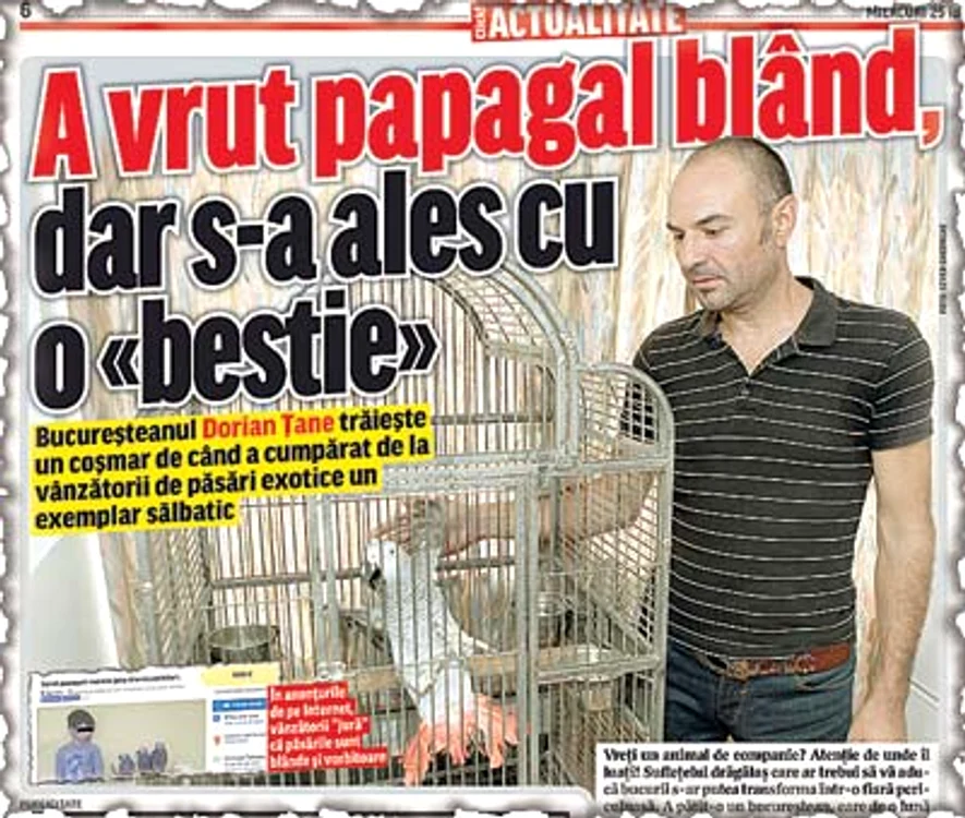 Vânzătoarea lui Coco, reclamată la Poliţie