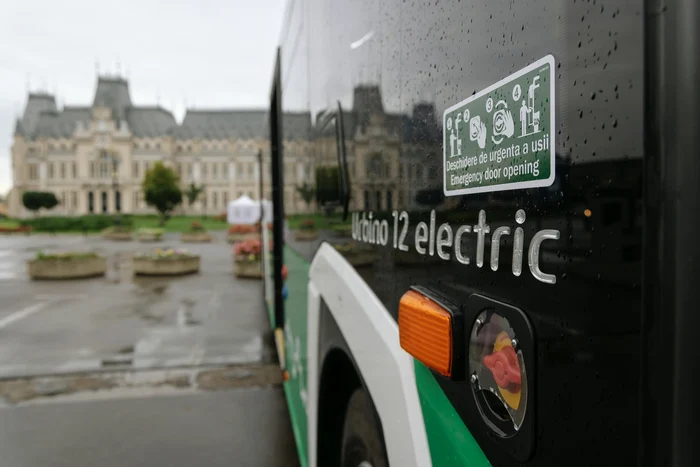 Autobuz electric Iași. FOTO Primăria Iași
