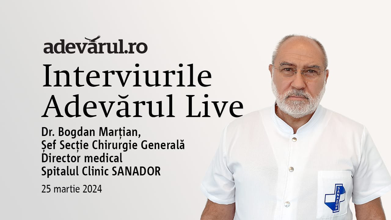 Adevărul Live de la 13.00: Chirurgia în era roboților. Inovare și progres în sănătate