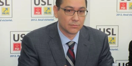 Premierul Victor Ponta