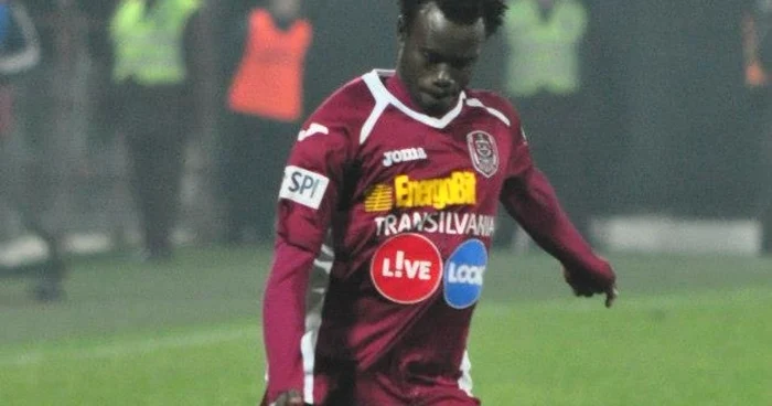 Modou Sougou, jucător legitimat la CFR Cluj. FOTO Arhivă personală/Facebook