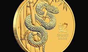 australian lunar year of the snake 2025 gold coin jpg