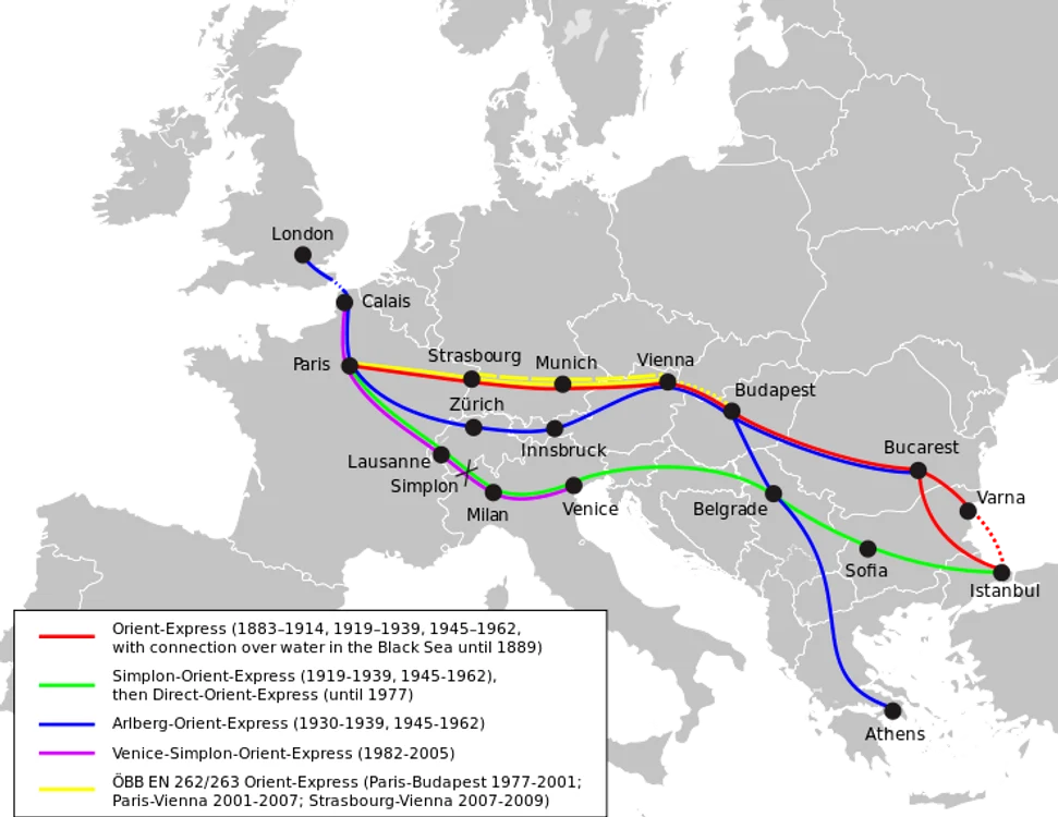 Rutele Orient Express-ului