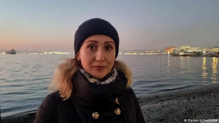 Nina Plechak-Paskal s-a refugiat din calea războiului din Ucraina la Salonic, în Grecia