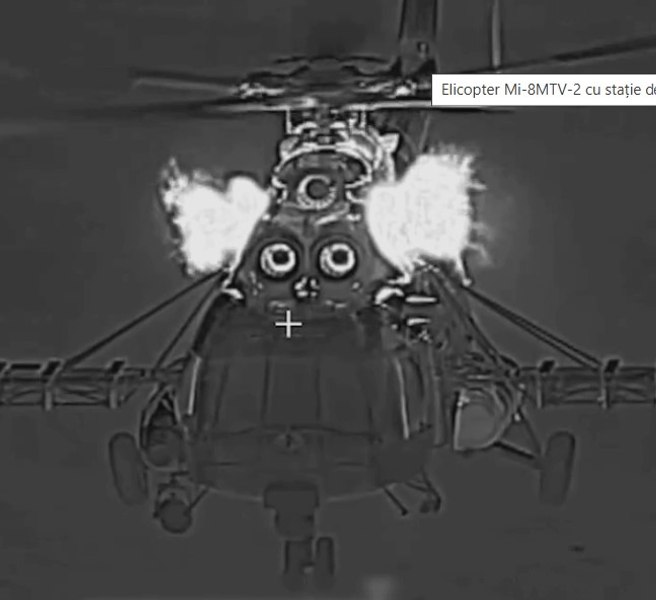 Imagini rare cu elicoptere Mi-8 luând la țintă drone Shahed cu mitraliere americane