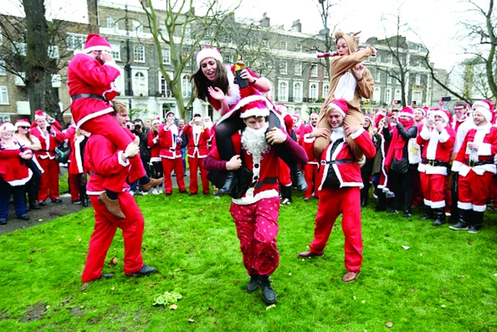 parada santacon din londra