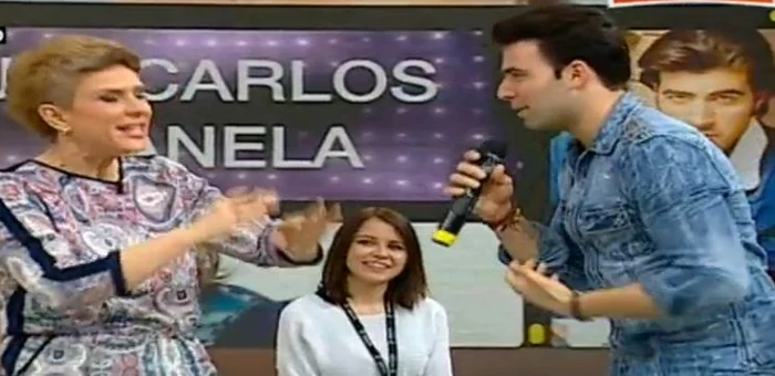 Teo Trandafir, flirt în direct cu Jencarlos Canela