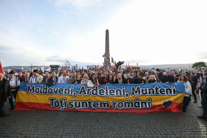 Partidul Aur la Alba Iulia, de 1 decembrie. Foto: Inquam.