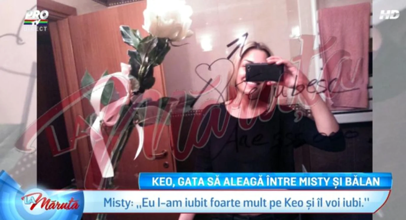 Aşa o surprindea Keo pe Misty în timpul relaţiei 